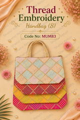 Thread Embroidery Handbag (S) 1