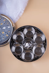 Meenakari  Masala Box Steel Oxide 6