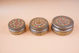 Meenakari Steel Box Gold.Rex 2