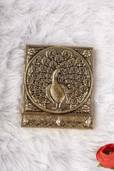 Meenakari Key Holder Brass Peacock 6