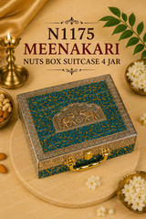 Meenakari nuts box suitcase 4jar 1