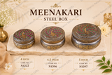 Meenakari Steel Box Peacock 1