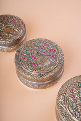 Meenakari Steel Box Peacock 4