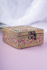 Meenakari Flower Jewel Box 4