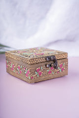 Meenakari Flower Jewel Box 5