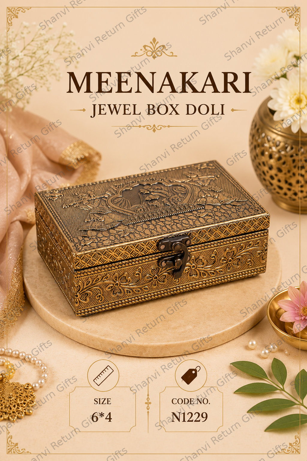 Meenakari Jewel Box Doli
