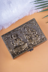 Meenakari Jewel Box Gold Lakshmi Ganesh 3