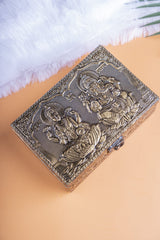 Meenakari Jewel Box Gold Lakshmi Ganesh 4