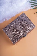 Meenakari Jewel Box Copper Lakshmi Ganesh 2