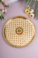 Meenakari Steel plate Flower 4
