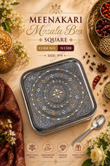 Meenakari Masala Box Square 9*9 1