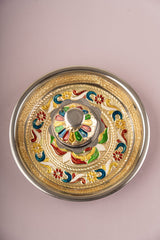 Meenakari  Kumkum plate 5inch 4
