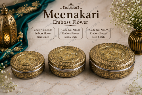 Meenakari Emboss Flower