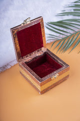 Meenakari  Jewel Box Copper 4*4 5