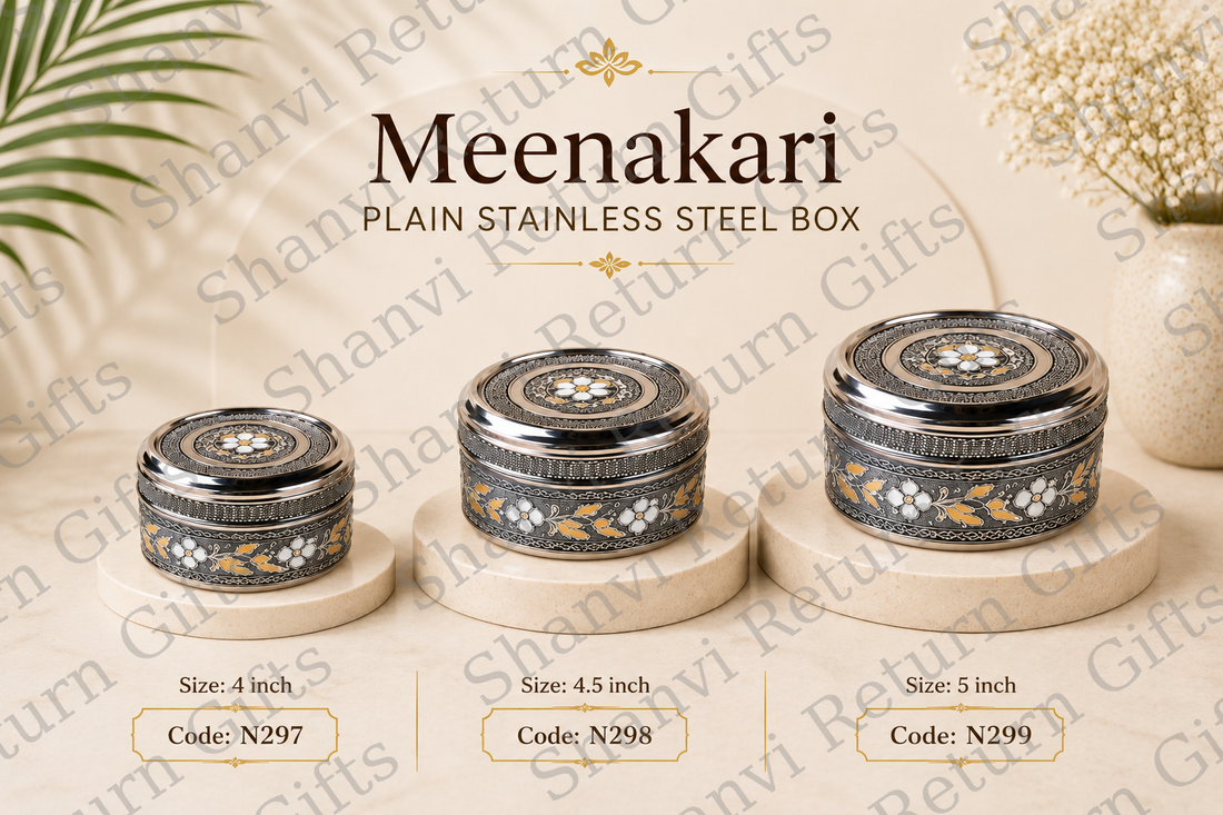 Meenakari Plain Steel Oxide
