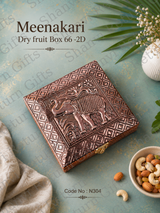 Meenakari Dry fruit Box 6*6 -2D 1