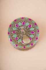 Meenakari Multi Peacock Box 2