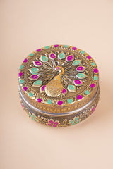 Meenakari Multi Peacock Box 4