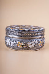 Meenakari Silver Peacock Box 4