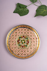 Meenakari Steel plate Flower 7inch 4