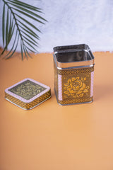 Meenakari Steel Tin  Rose 6