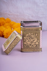 Meenakari Steel Tin  Rose 7
