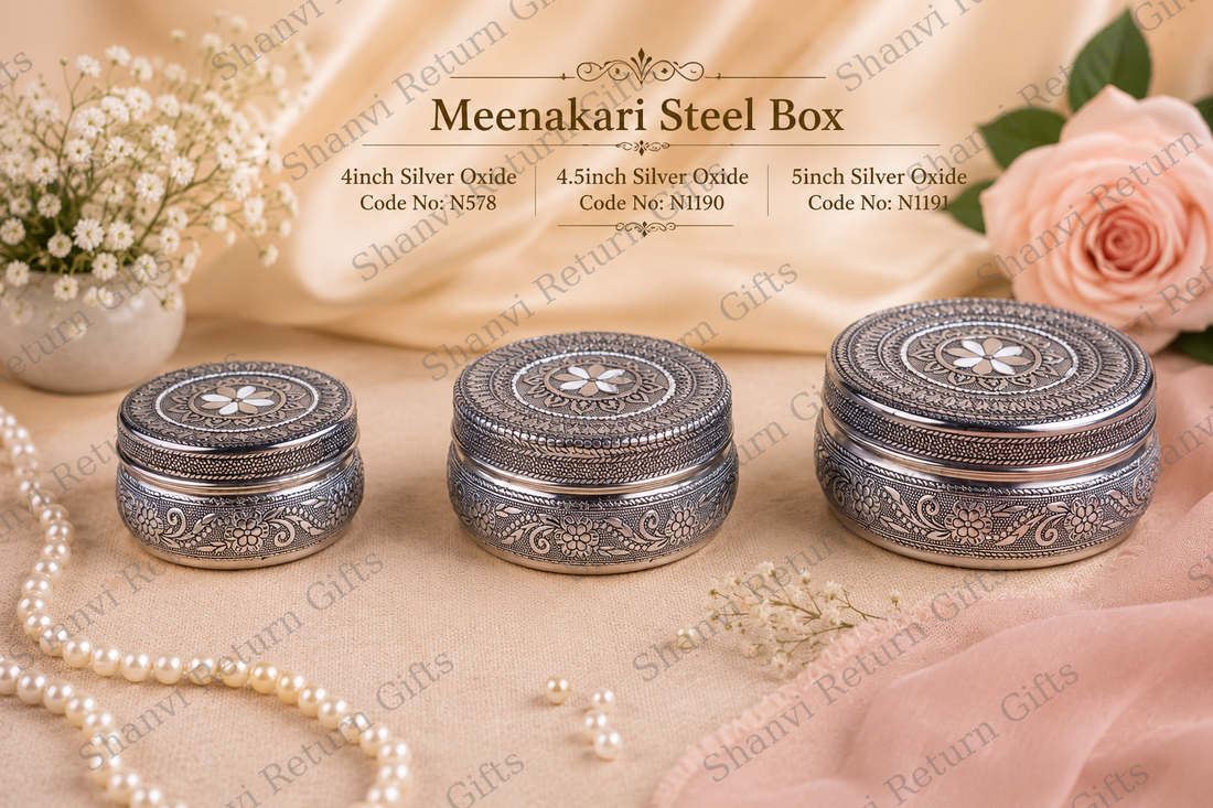 Meenakari Steel Box Steel Oxide