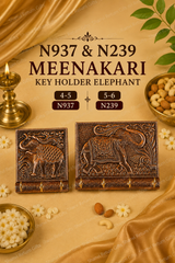 Meenakari Key holder Elephant 1