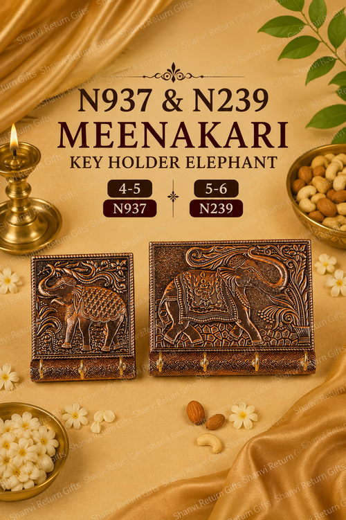 Meenakari Key holder Elephant
