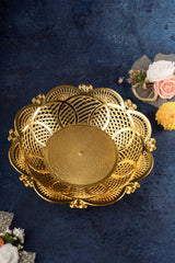 Fiber Spiral Gold Basket 2