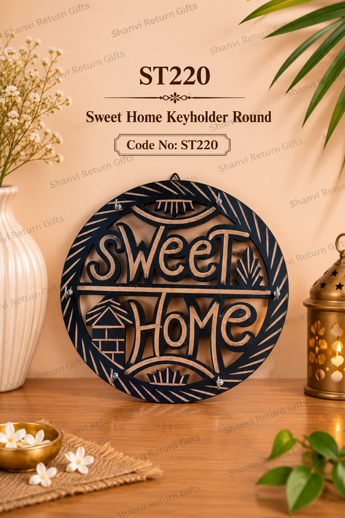Sweet Home Keyholder Round