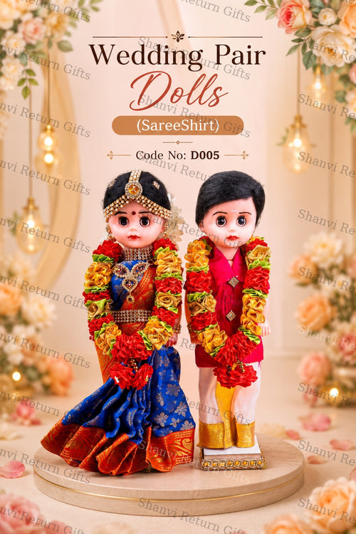 Wedding Pair Dolls Sareeshirt