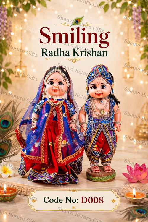 Smiling Radha Krishan